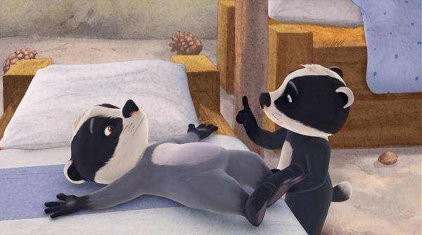 Bild 1 von 5: Matteo möchte so gerne bei Martin übernachten und Luis verspricht, ihm zu helfen.