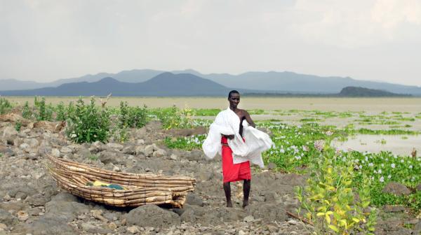 Bild 1 von 2: Der Stamm der Njems lebt auf Inseln im Baringo See.
