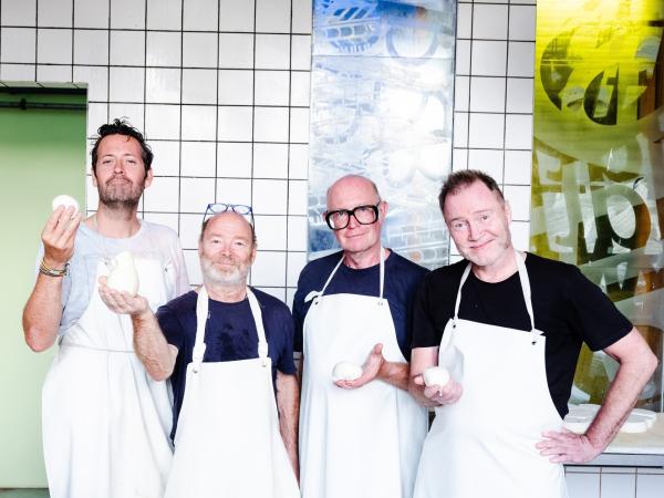 Bild 1 von 1: Ingo Pertramer, Robert Paget (Mozzarella Guru), Thomas Nowak, Florian Holzer.