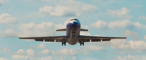 Bild 1 von 5: Der blaue Himmel über Birmingham versprach einen ereignisarmen, entspannten Flug.