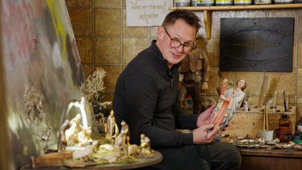 Bild 1 von 12: Im Bild: Bildhauer Andreas Ohmayer