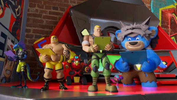 Bild 1 von 2: Die Power Players sind fasziniert von ihrem neuen Spielzeug.