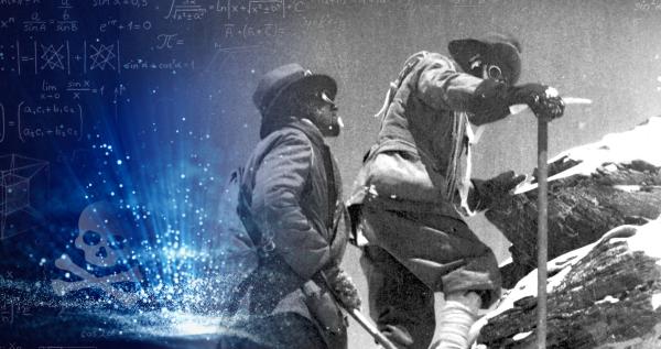 Bild 1 von 4: Edward F. Norton und George Leigh Mallory bei der britischen Mount-Everest-Expedition 1922.
