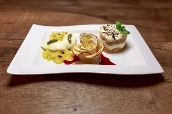 Bild 1 von 21: Die Nachspeise: Variationen vom Apfel.