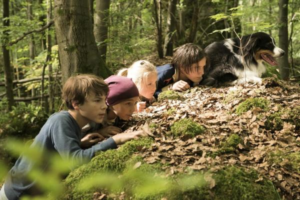 Bild 1 von 27: Im Bild: Marinus Hohmann (Julian), Ron Antony Renzenbrink (Dick), Amelie Lammers (Anne), Allegra Tinnefeld (George).