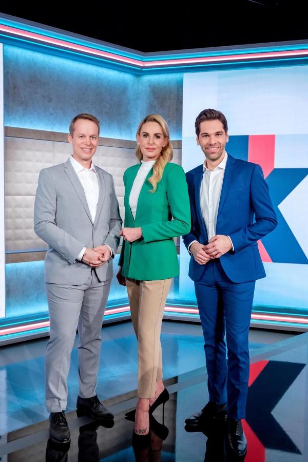 Bild 1 von 3: Im Bild: Marvin Wolf, Onka Takats, Philipp Maschl.