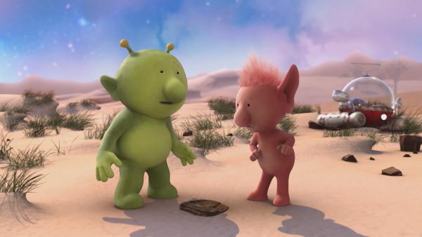 Bild 1 von 8: Pootle (l.) und Oopsy sind enttäuscht: Ihre Astronuss ist verschwunden.