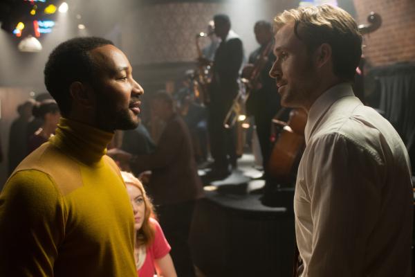 Bild 1 von 8: Keith (John Legend, l.); Sebastian (Ryan Gosling, r.)