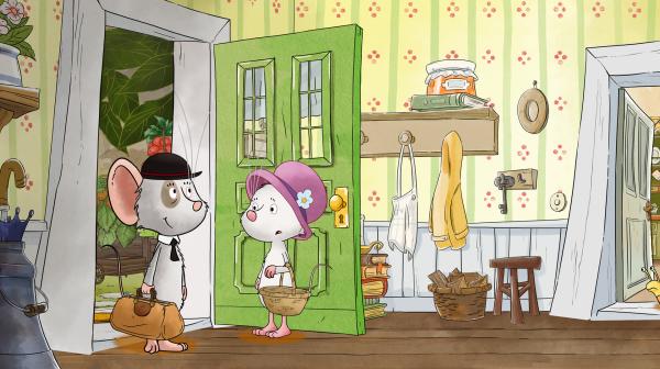 Bild 1 von 6: Tilda wird an der Tür von Ferdinand Birnenstängel überrascht.