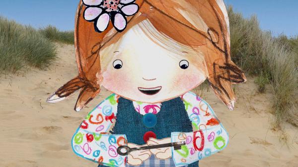 Bild 1 von 4: Lily findet am Strand einen Schlüssel.