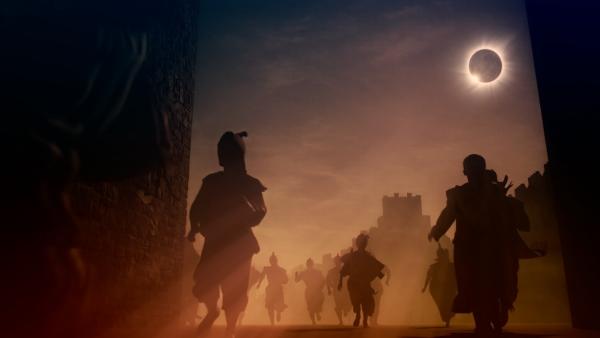 Bild 1 von 12: Die Bewegungen der Gestirne waren für die Menschen im alten Mesopotamien ungemein wichtig, da sie das Schicksal ihres Herrschers mit dem von Sonne und Mond verbanden. Eine Sonnenfinsternis galt dementsprechend als ein äußerst schlechtes Omen.