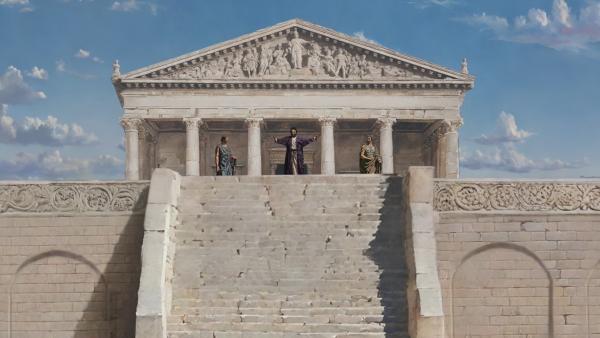 Bild 1 von 6: Herodes muss zwischen den Römern und den Judäern vermitteln. Ein Balanceakt zwischen Loyalität zum Kaiser und Akzeptanz im eigenen Volk.