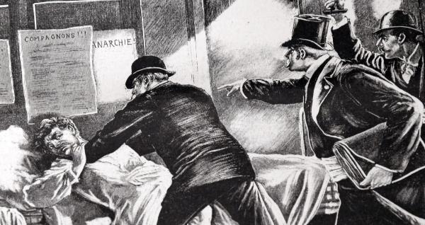 Bild 1 von 9: Die Anarchisten bedeuteten eine Bedrohung für die etablierte Gesellschaft.