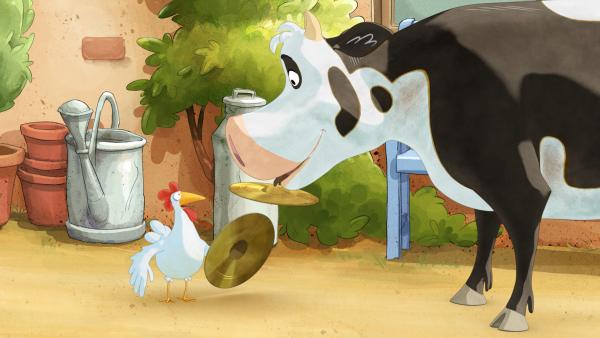 Bild 1 von 3: Welches Instrument passt am besten zu Lieselotte?
© ZDF/WunderWerk - Honorarfreie Verwendung gemäß AGB im redaktionellen Zusammenhang mit genannter Sendung bei Nennung \