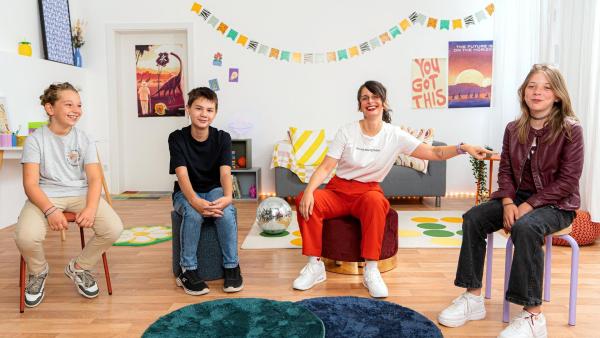 Bild 1 von 3: Im Bild (v.li.): Raffael, Maurice, Melanie und Matilda.