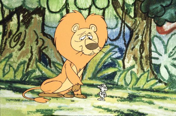 Bild 1 von 10: Im Bild: Alexander erzählt von einem Traum, in dem einer seiner Vorfahren einem Löwen begegnet ist.