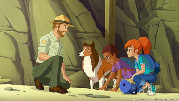 Bild 1 von 5: Zoe (re.), Harvey (Mitte) und Lassie haben ihr erstes Etappenziel erreicht.