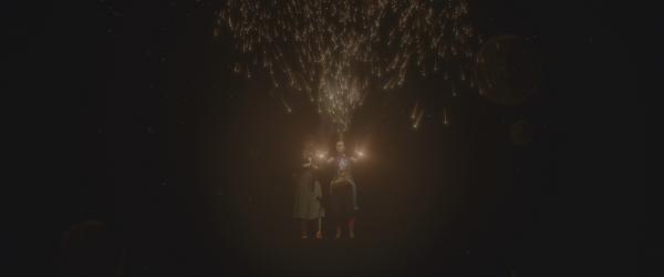 Bild 1 von 3: Theo (Eloise Little. r.) bringt Licht ins Dunkle der Ruine. Maya (Julie Lamberton) unterstützt sie bei der Suche.