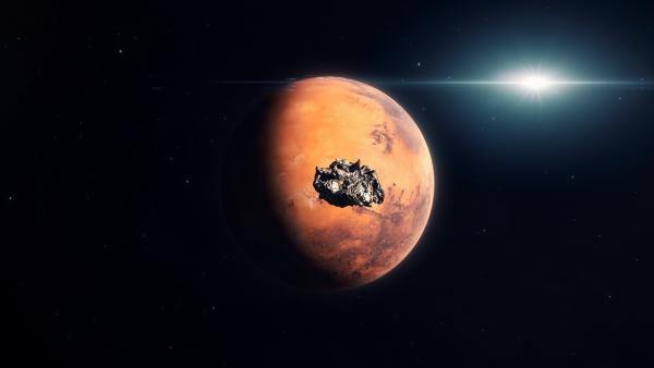 Bild 1 von 5: Meteoriten sind mehr als kosmische Bedrohungen. Einige Theorien gehen davon aus, dass sie die Bausteine des Lebens - vielleicht sogar Mikroorganismen - aus dem All auf Planeten wie Erde oder Mars brachten.