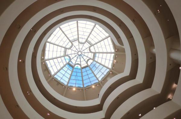 Bild 1 von 7: Das berühmte Treppenhaus des Guggenheim-Museums in New York