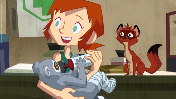 Bild 1 von 3: Christelle kümmert sich um Lemuren.