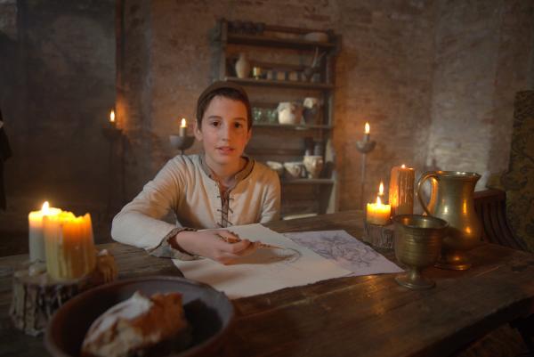 Bild 1 von 7: Trotz der Widerstände seines Vaters widmete Michelangelo (Sune Schlotke) schon als Kind sein Leben der Kunst.