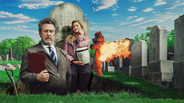 Bild 1 von 7: Im Bild: Nicholas Ofczarek (Heli Wondratschek), Julia Jentsch (Ursula Fink).