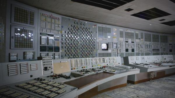Bild 1 von 5: Kontrollraum im Atomkraftwerk Tschernobyl.