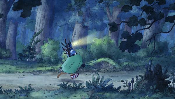 Bild 1 von 5: Mit dem Kostüm will Socke den Geist mit seinen eigenen Waffen schlagen.