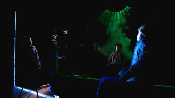 Bild 1 von 5: Experimente an der TU Berlin zeigen, wie sich Aerosole und mit ihnen Mikroben sich im Raum ausbreiten.