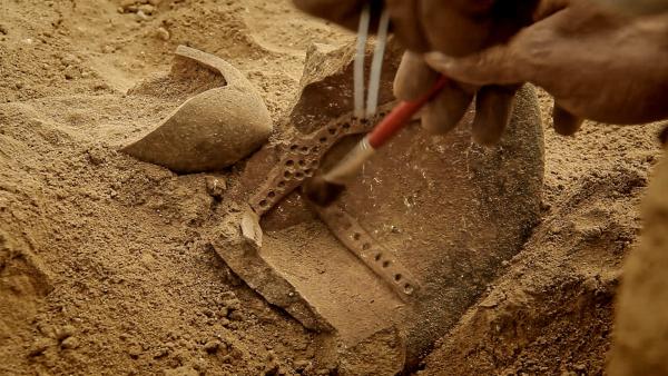 Bild 1 von 3: Die biblische Geschichte von Sodom gilt als spektakuläre Lektion für das Laster der Verworfenheit. Im heutigen Jordanien sind Archäologen auf Tell el-Hammam gestoßen, eine einst blühende Stadt aus der Bronzezeit, von der sie glauben, sie könnte Sodom gewesen sein.