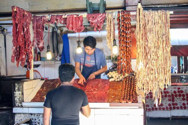 Bild 1 von 16: Im Bild: Tasajo ist dünn geschnittenes Rindfleisch und bei den Einheimischen in Oaxaca beliebt.