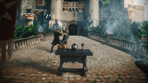 Bild 1 von 13: Die Artus-Saga: König Artus und seine Burg Camelot, eine der bekanntesten Mythen im Nordseeraum.