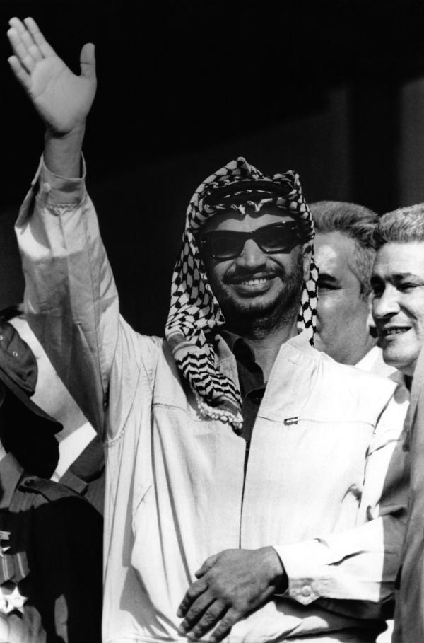 Bild 1 von 5: Jassir Arafat tritt 1973 als offizieller \