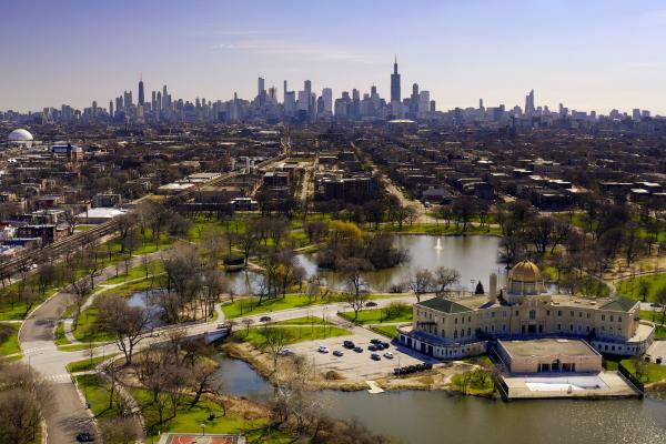 Bild 1 von 12: Deutsche Einwanderer bestimmen im 19. Jahrhundert die Zukunft von Chicago maßgeblich. So auch die Entstehung von Parks und Sportanlagen.