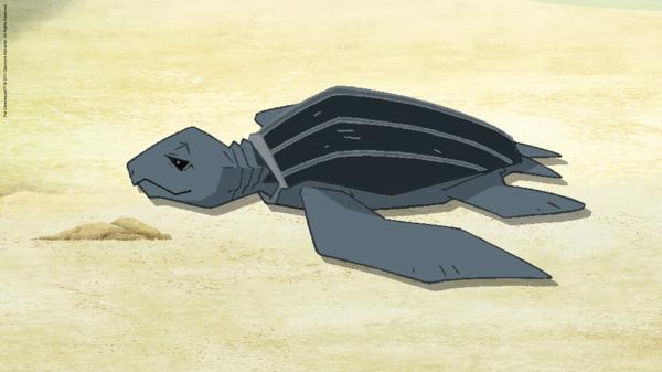 Bild 1 von 2: Die Eier der Lederschildkröte werden gestohlen und teuer verkauft. Das Green Team ermittelt.
© KiKA/Gaumont-Alphanim - Honorarfreie Verwendung gemäß AGB im redaktionellen Zusammenhang mit genannter Sendung bei Nennung \