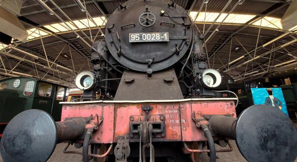 Bild 1 von 6: Im Eisenbahnmuseum Bochum gibt es 34 historische Lokomotiven zu bestaunen.