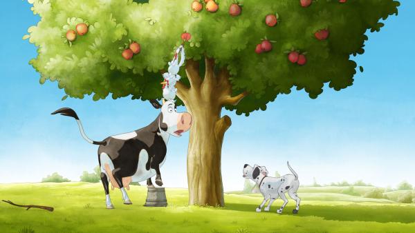 Bild 1 von 3: Lieselotte muss dringend Apfel-Nachschub besorgen.
