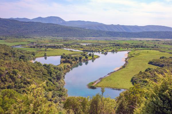 Bild 1 von 5: Der Naturpark Hutovo Blato ist ein einzigartiger mediterraner Sumpf im Neretva-Delta und einer der größten Überwinterungsplätze für Vögel in Europa.
