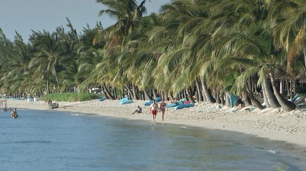 Bild 1 von 2: Am Strand von Le Morne.