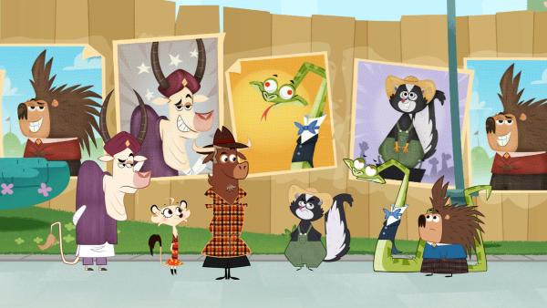 Bild 1 von 7: Sherlock Yack hat alle Verdächtigen zusammengetrommelt.