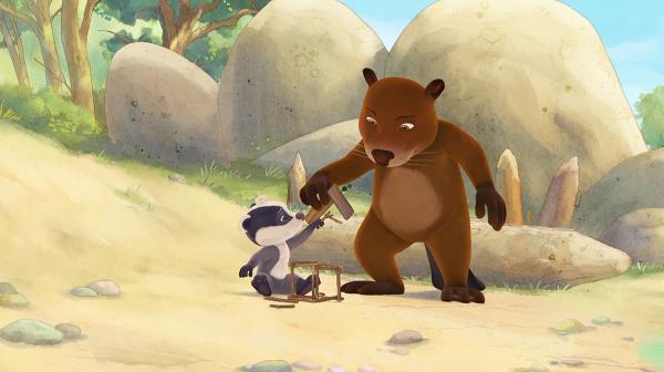 Bild 1 von 5: Auf der Suche nach einem neuen Papa verbringt Emmie Zeit mit Bivas Vater Casimir.