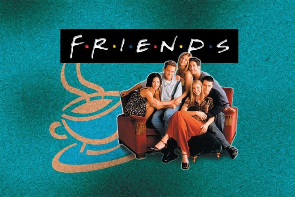 Bild 1 von 6: (6. Staffel) - Joey (Matt LeBlanc, r.), Phoebe (Lisa Kudrow, 2.v.r.), Ross (David Schwimmer, 3.v.r.), Rachel (Jennifer Aniston, 3.v.l.), Chandler (Matthew Perry, 2.v.l.) und Monica (Courteney Cox, l.) sind Freunde fürs Leben ...