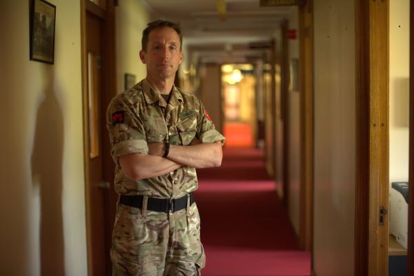 Bild 1 von 4: Lieutenant Colonel Mike Fielder ist der Kommandant des MCTC. Sein Wort ist hier Gesetz.