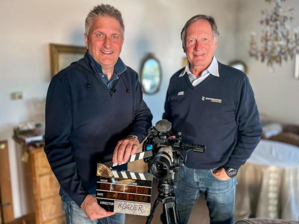 Bild 1 von 2: Im Bild: Michael Kögler, Franz Klammer.