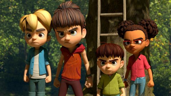 Bild 1 von 4: Bohnenstange wird von Marie und ihrer Bande so sehr provoziert, dass sie sich auf eine gemeine Mutprobe einlässt.