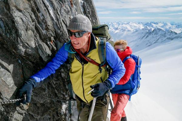 Bild 1 von 1: Corsin Flepp und Ehefrau Brigitte Parson.