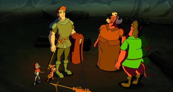 Bild 1 von 1: Der Bärenhäuter schließt einen Pakt mit dem Teufel. Auch Yoyo und Doc Croc können ihn nicht davon abbringen.