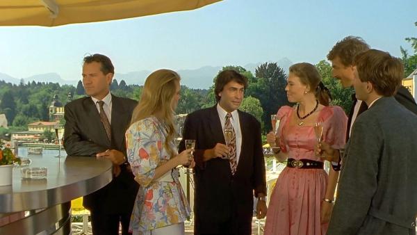 Bild 1 von 1: Im Bild: Manfred Lehmann, Julia Biedermann, Roy Black, Andrea Heuer, Charles Elkins.