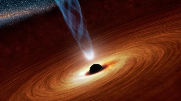 Bild 1 von 3: Schwarze Löcher gelten als die geheimnisvollsten Objekte im Universum.